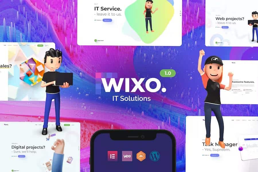 Wixo - Technology & IT Solutions WordPress Theme