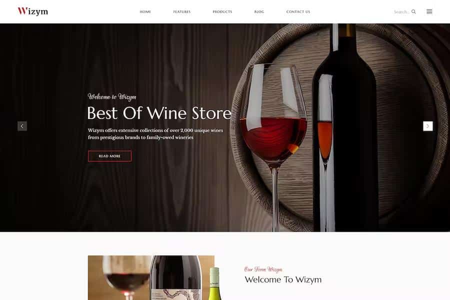 Wizym - Wine & Winery HTML Template