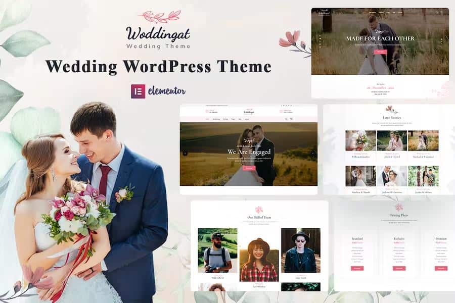 Woddingat - Wedding WordPress Theme