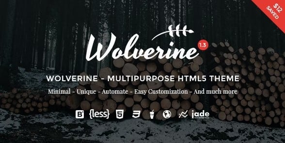 Wolverine - Multipurpose HTML5 Template