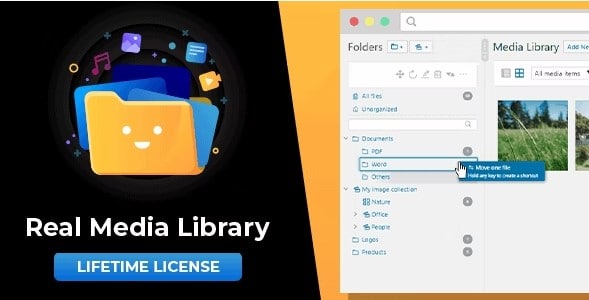 WordPress Real Media Library - Media Categories & Folders