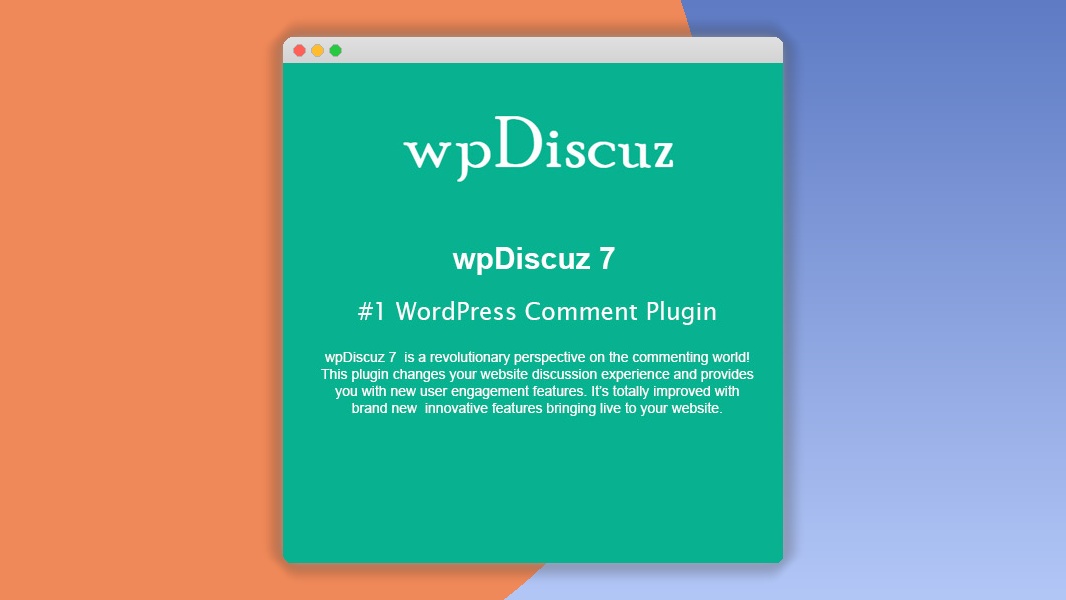 wpDiscuz – #1 WordPress Comment Plugin