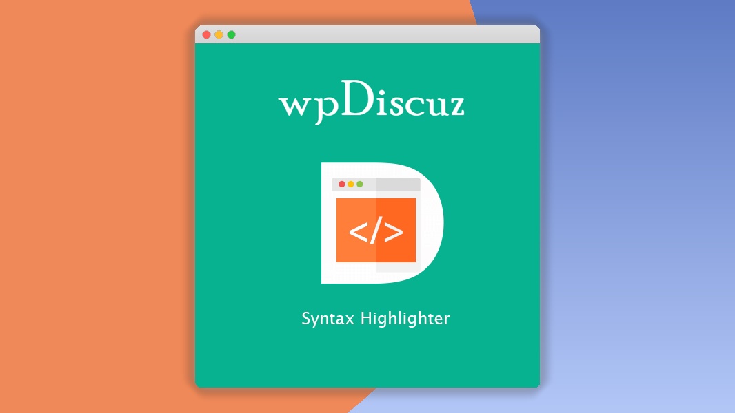 wpDiscuz – Syntax Highlighter