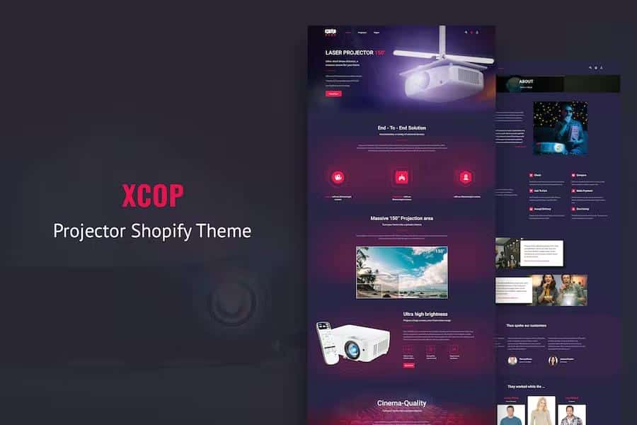 Xcop - Landing Page Shopify Theme