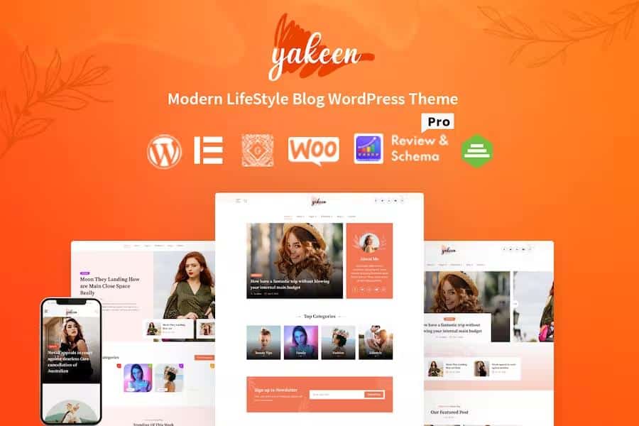 Yakeen - Lifestyle Blog WordPress Theme