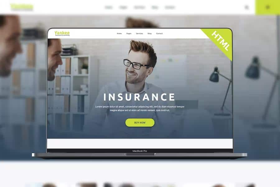 Yankee - Insurance & Consulting HTML Template