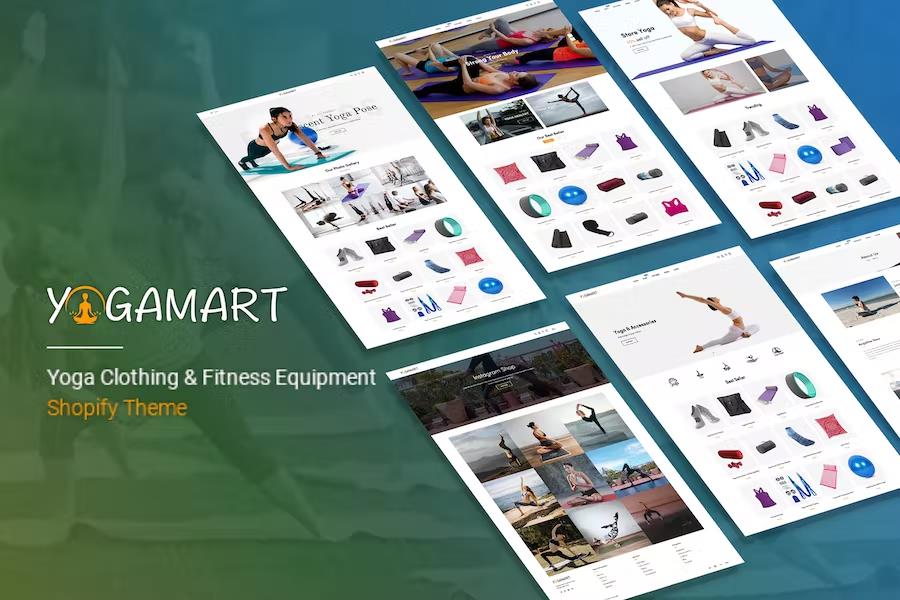 YogaMart - Yoga Clothing & Fitness Equipment Shopify Theme