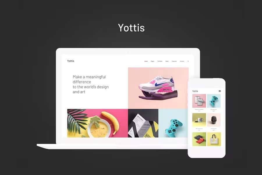 Yottis - Personal Creative Portfolio WordPress Theme + Store