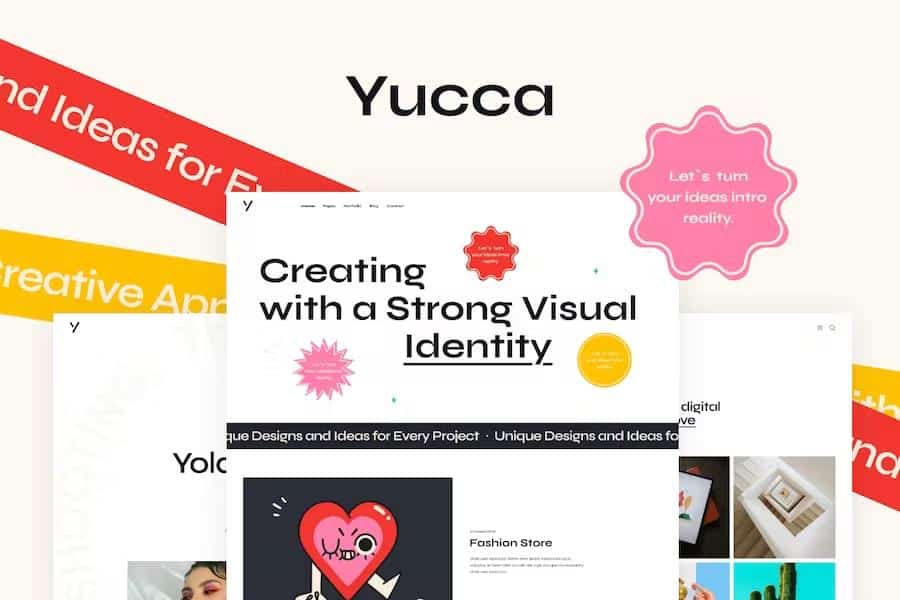 Yucca - WordPress Theme & Personal Portfolio for Creatives