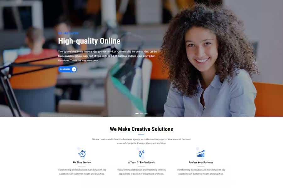 Zaven - Responsive Business Service Drupal 9 Theme