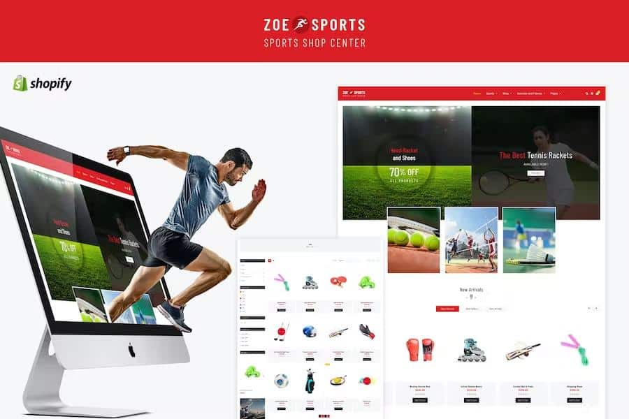 Zoe - Sports Store Shopify Theme