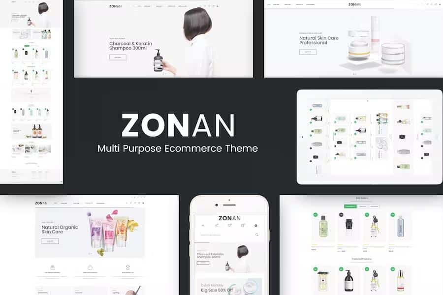Zonan - Responsive OpenCart Theme (Included Color Swatches)