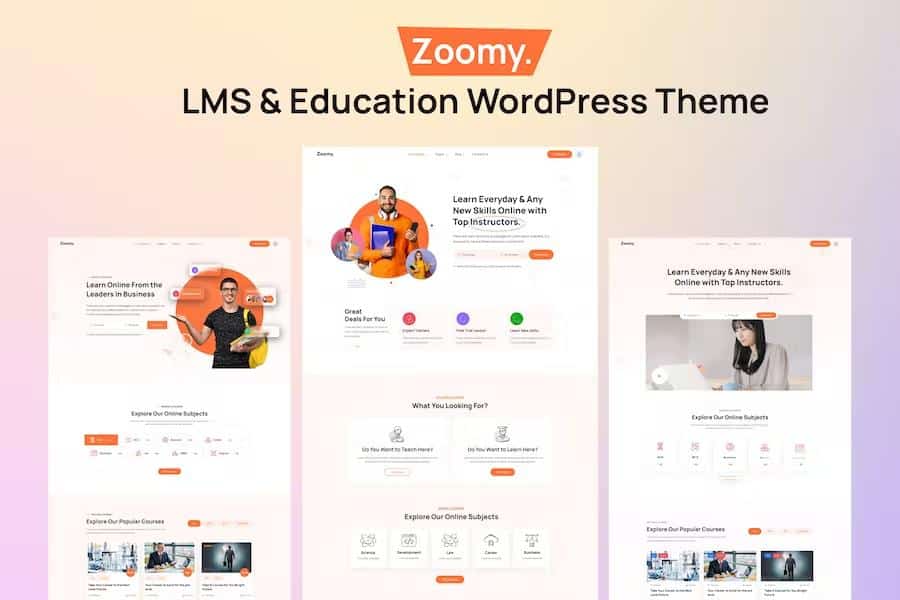 Zoomy -LMS & Education WordPress Theme