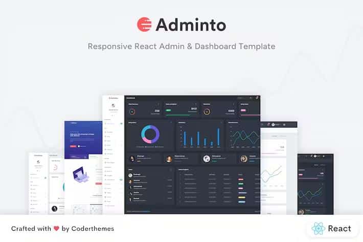 Adminto - React Admin & Dashboard Template