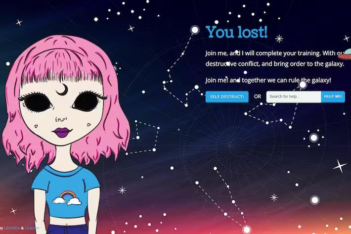 Alien - Animated Error 404 Page listing image