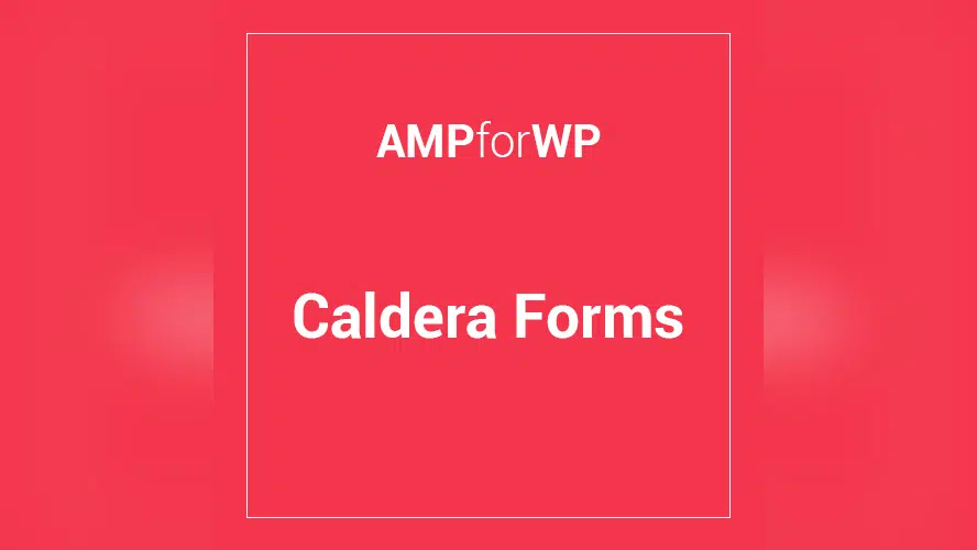 Product preview supplied for Caldera Forms for AMP