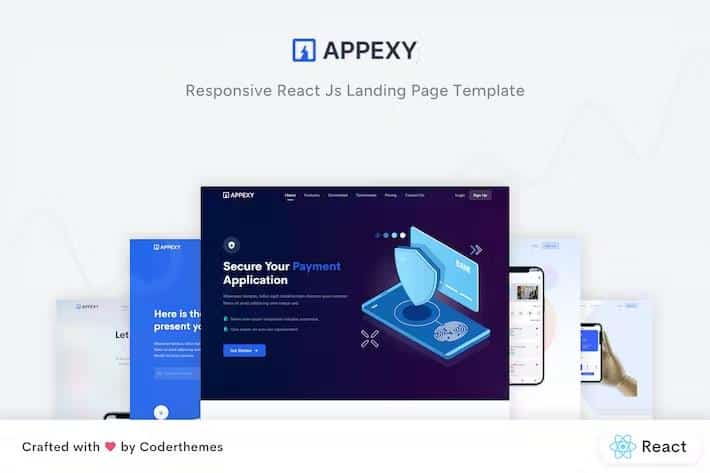 Appexy React - React Landing Page Template