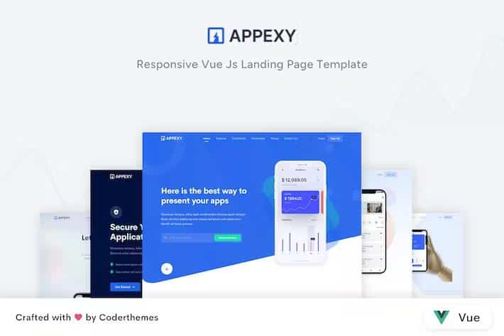 Appexy Vue - Vue Js Landing Page Template