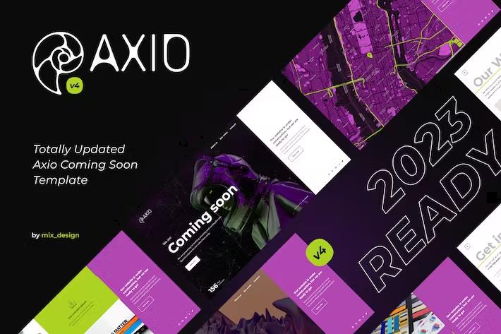 Axio - Coming Soon HTML Template