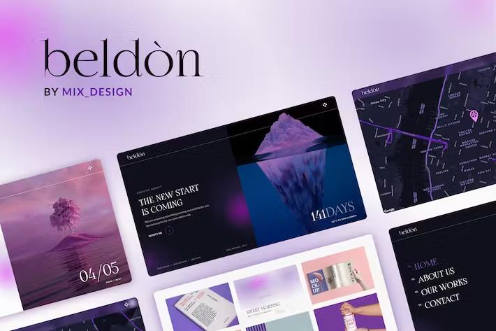 Beldon - Coming Soon and Landing Page Template