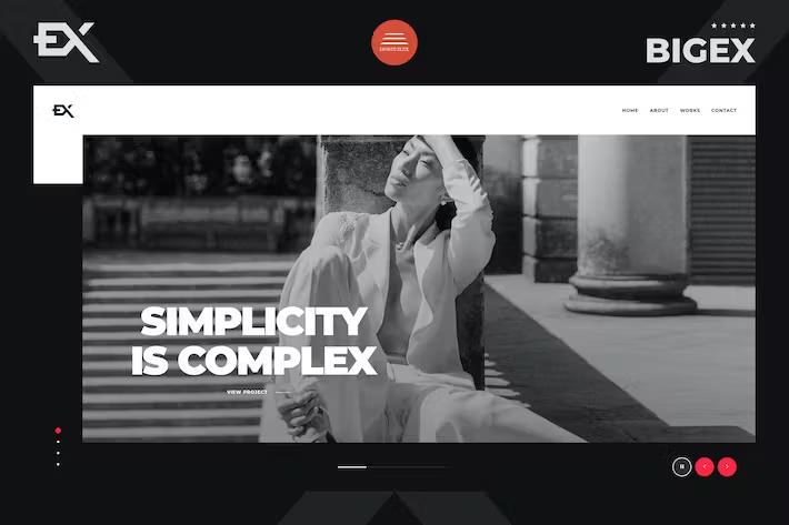 Bigex - Creative Portfolio Template