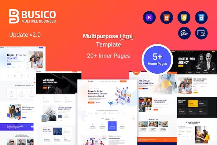 Busico - Multipurpose Bootstrap Template