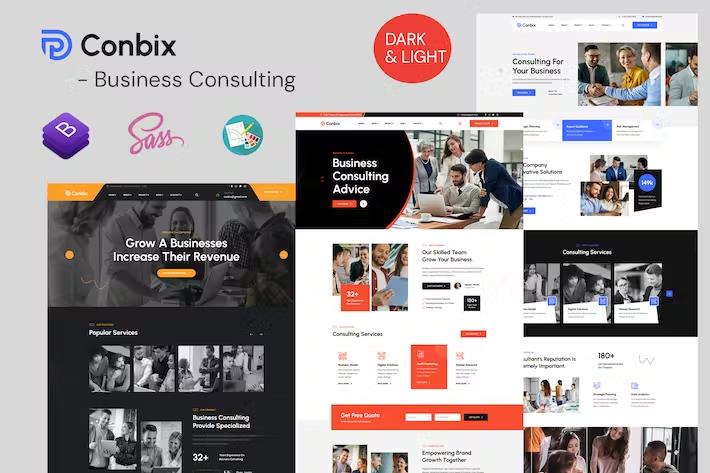 Conbix - Business Consulting HTML Template