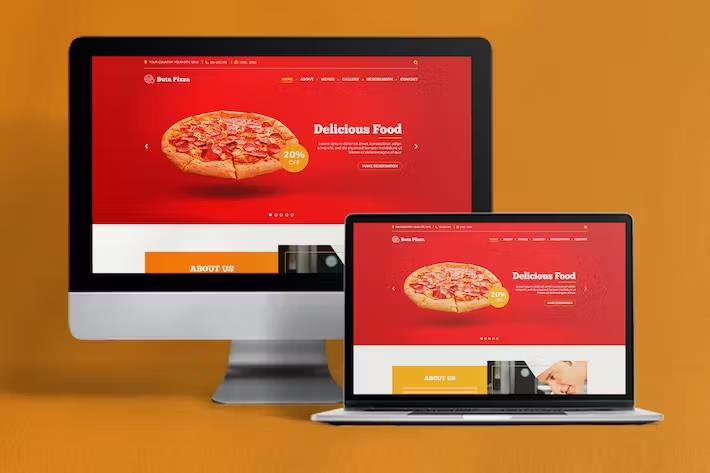Butazzo Pizza - Restaurant & Pizza One Page HTML Template listing image