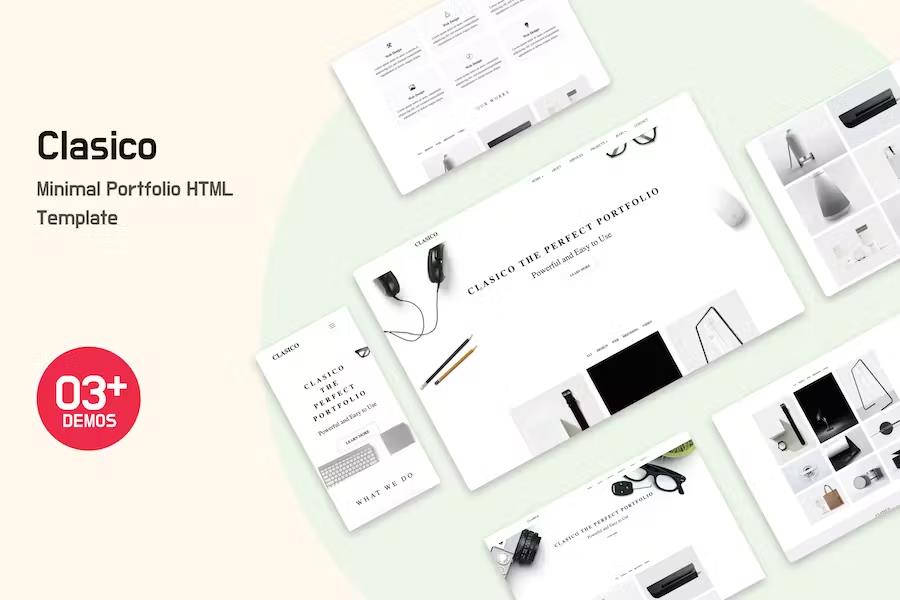 Clasico - Minimal Portfolio HTML Template