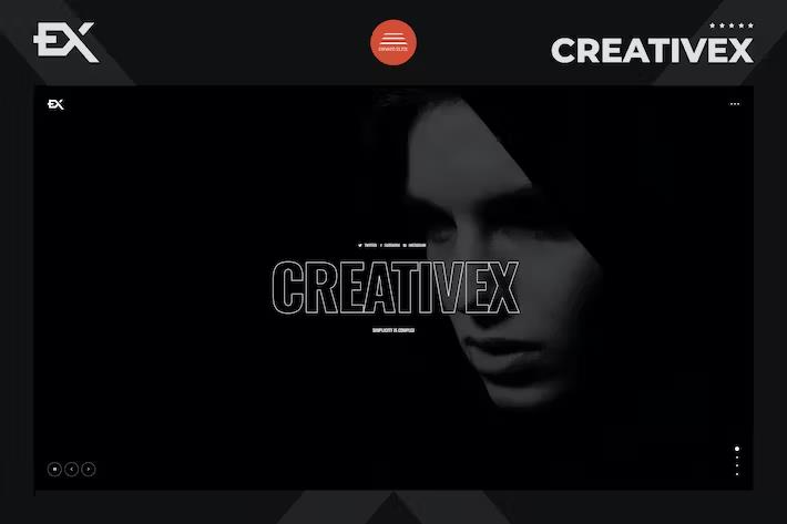 Creativex - A Bold Portfolio Template