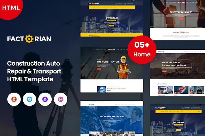 Preview image for Factorian - Construction Auto Repair & Transport