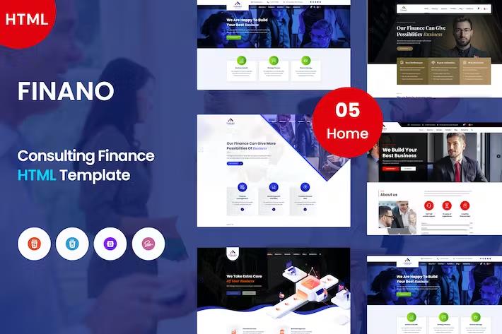 Finano - Consulting & Finance Template listing image