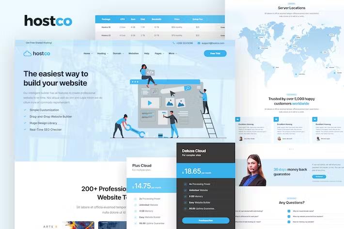 Hostco - Hosting HTML Template
