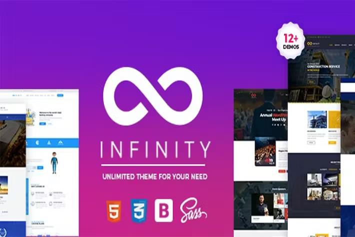 Product preview supplied for infinity - One Page Template