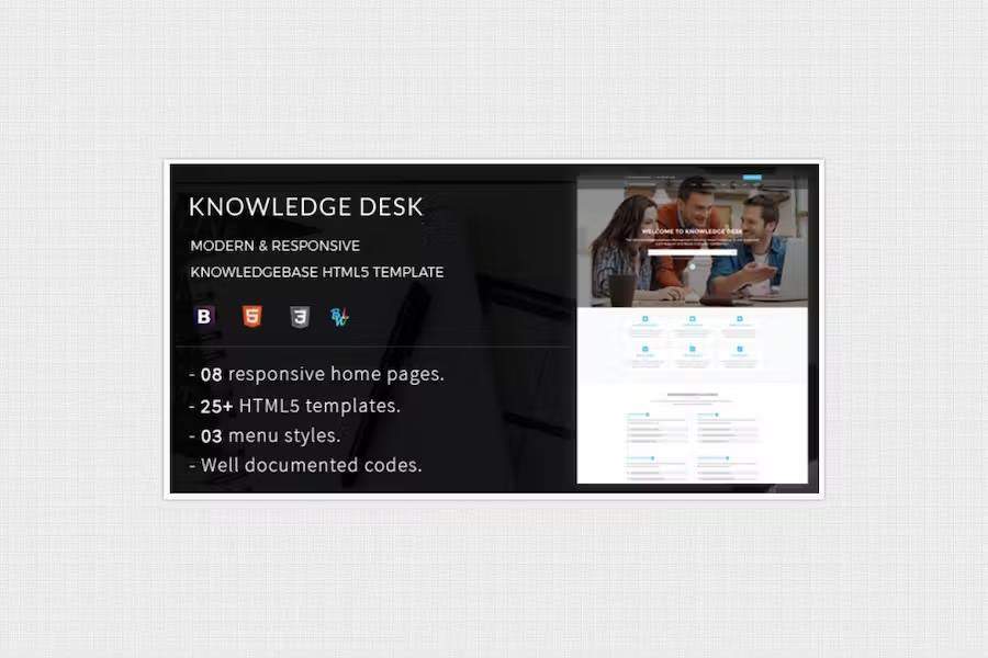 Knowledge Desk - Ultimate Knowledgebase Template