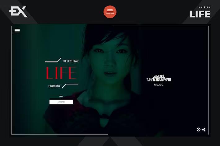 Life - Responsive Under Construction Template