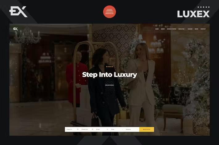 Product preview supplied for Luxex - The Hotel Template