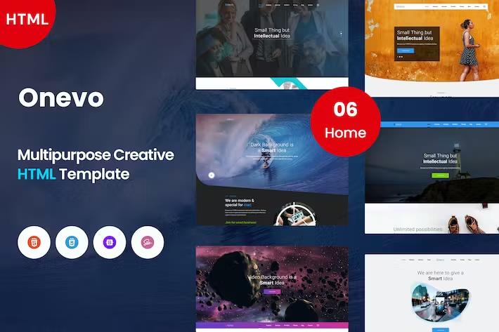 Onevo - One Page Template