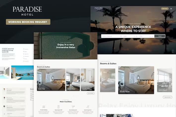 Responsive Paradise Hotel