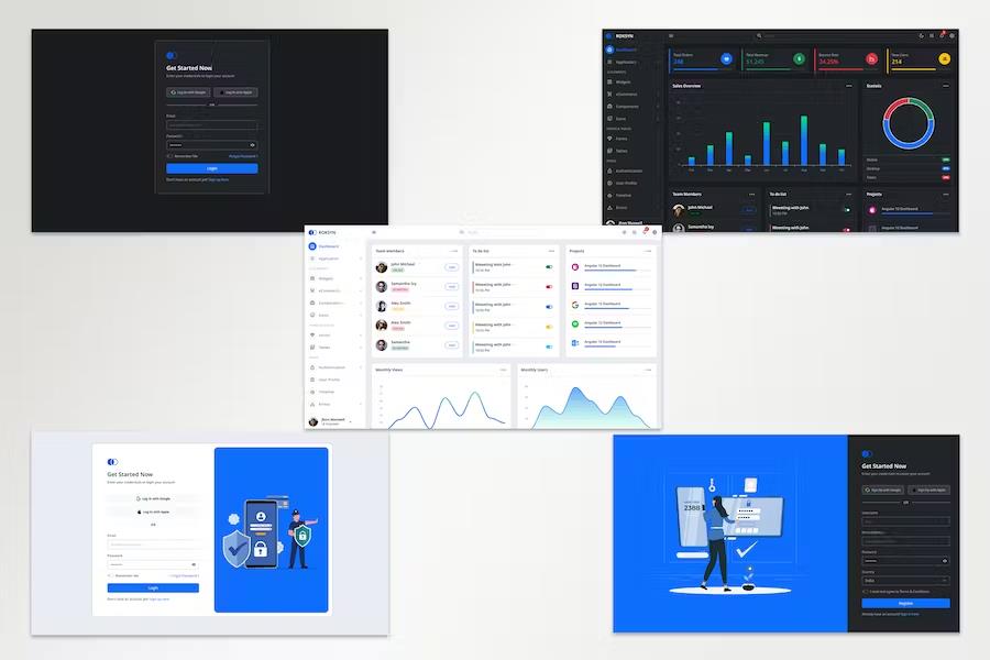 Preview image for Roksyn - Bootstrap 5 Admin Template