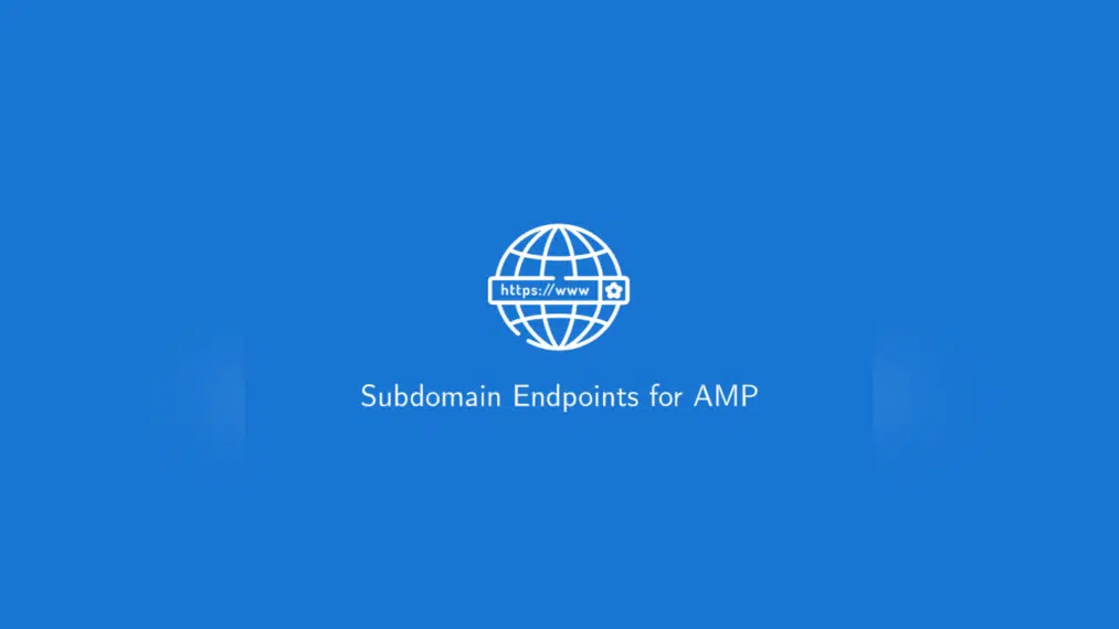 Product preview supplied for Subdomain Endpoints for AMP