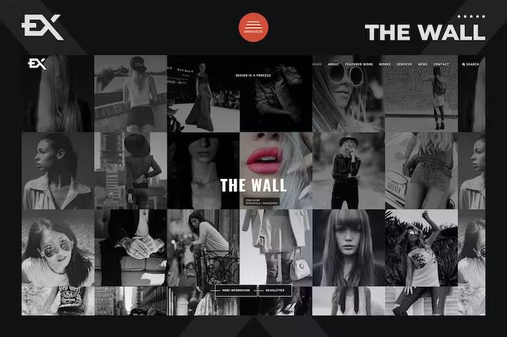 Preview image for The Wall - Photography Portfolio Template