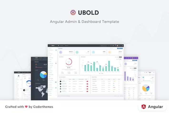 Ubold Angular - AngularJs Admin Dashboard Template listing image