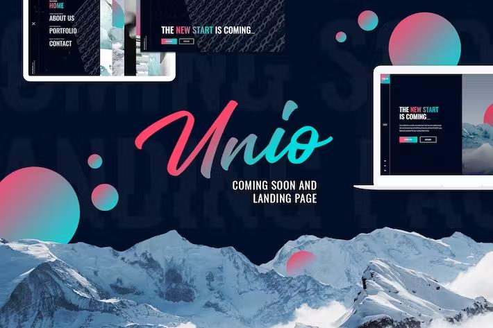 Unio - Coming Soon & Landing Page Template