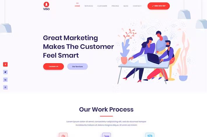 VISO - Creative Agency Portfolio HTML5 Template
