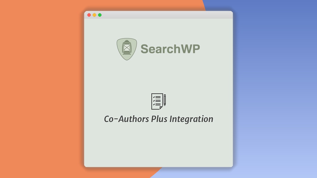 SearchWP Co-Authors Plus Integration