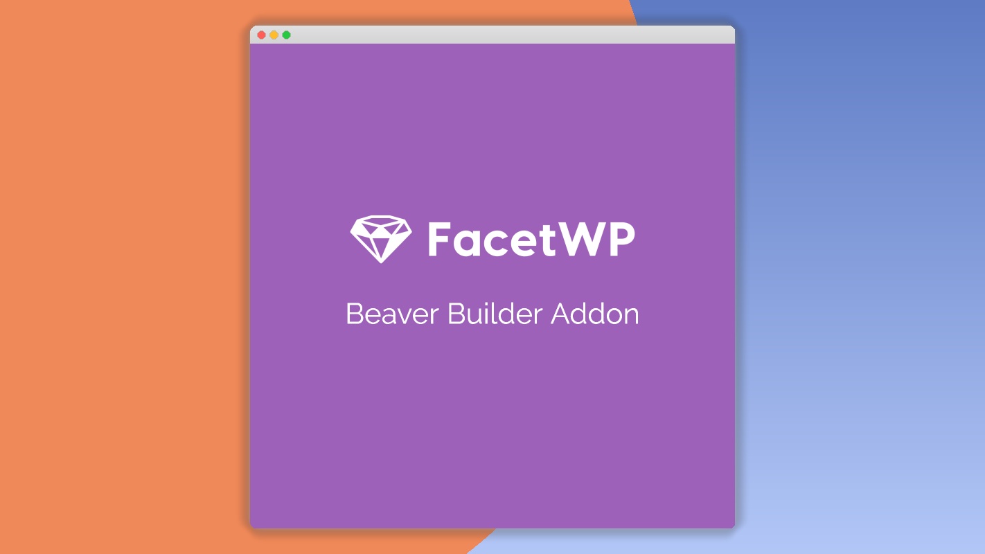 FacetWP Beaver Builder Add-On
