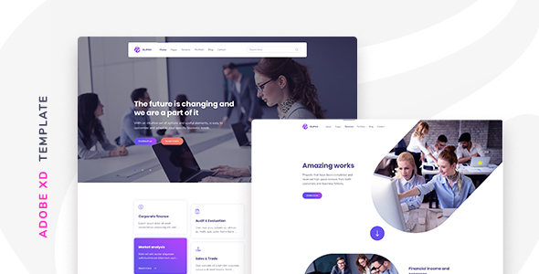 Preview image for Elipso – Adobe XD Template