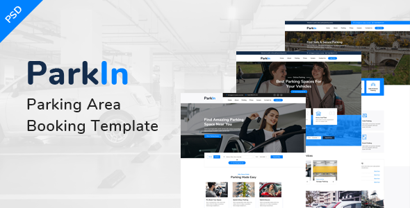 ParkIn - Parking Booking Template