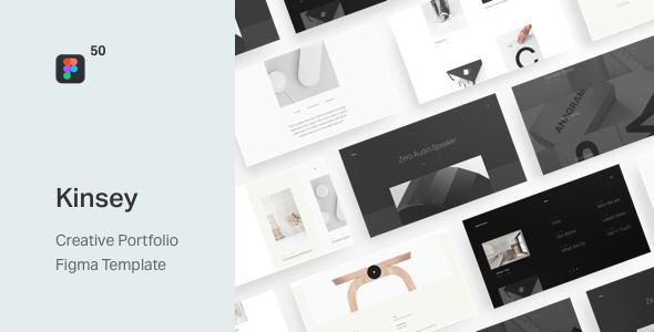 Kinsey – Creative Portfolio Figma Template